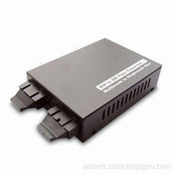 Multi-mode to Single-mode Fiber Converter, 100M, MM, 1310nm, 2Km to SM 1310nm 20Km